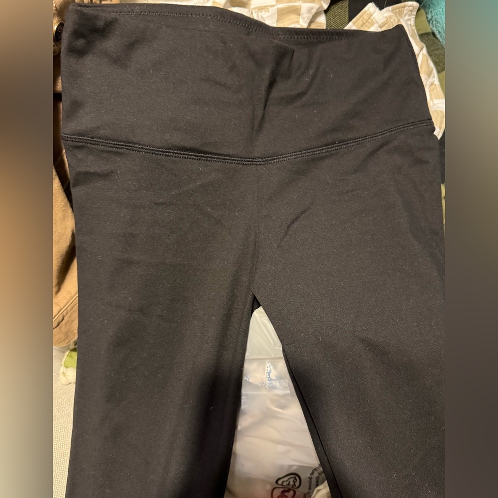 Small adult black leggins